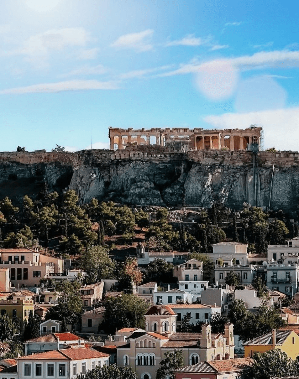 Watch the sunset at A for Athens rooftop